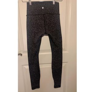 Lululemon size 4 Black & White leggings